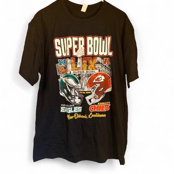 Other - Philadelphia Eagles Kansas City Chiefs Shirt Mens Large NFL Football Super Bowl